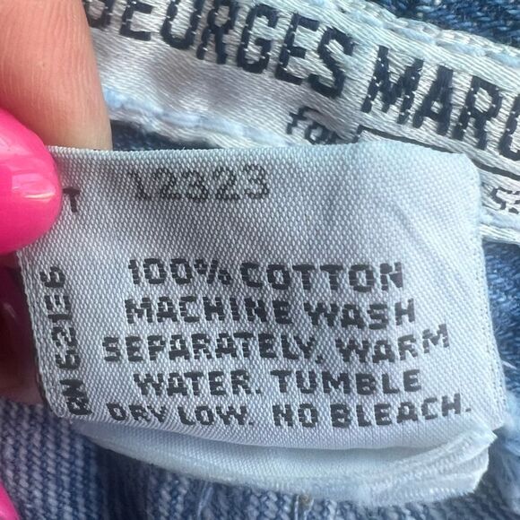 Vintage George Marciano for Guess High Rise Tapered Ankle Zipper Jeans size 29 - Picture 11 of 13